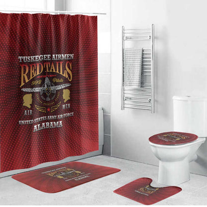 Red Tails Legacy Bathroom Set Tuskegee Airmen WWII Heroes