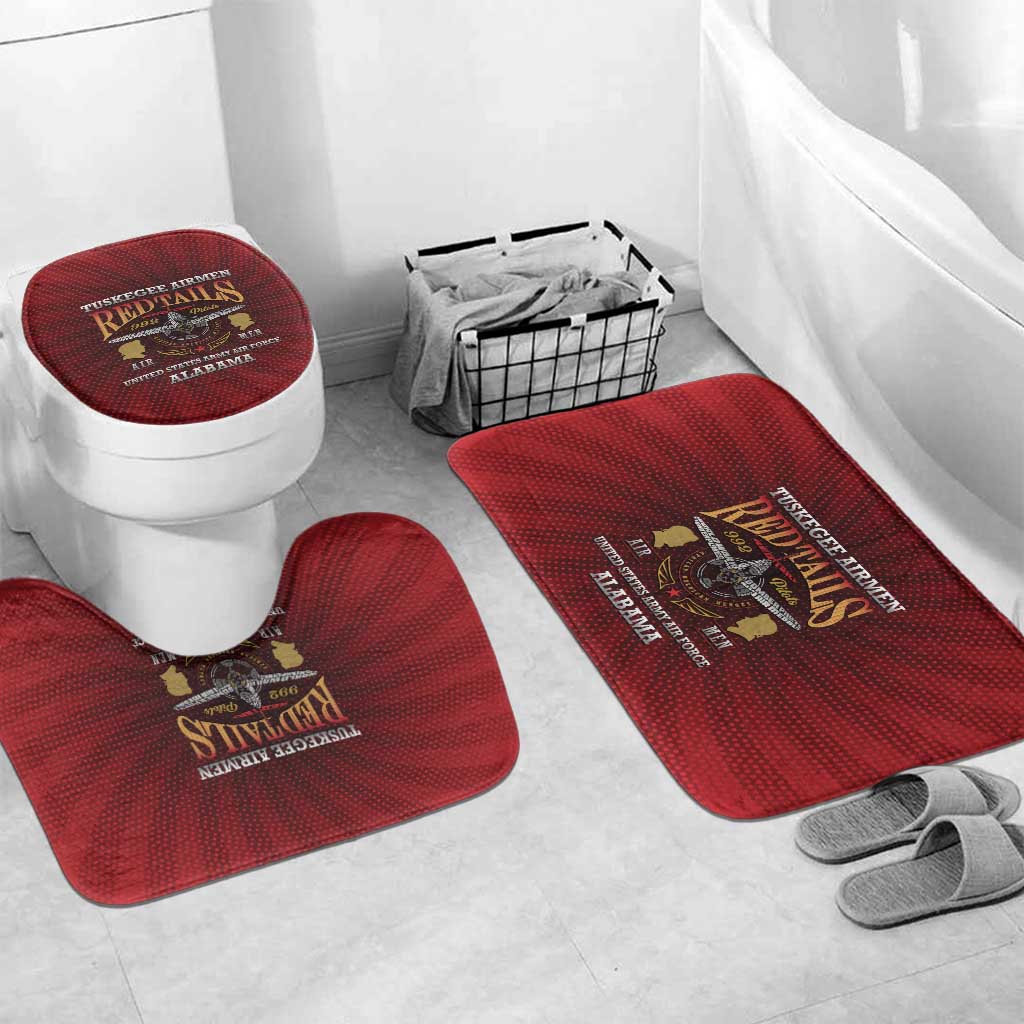 Red Tails Legacy Bathroom Set Tuskegee Airmen WWII Heroes