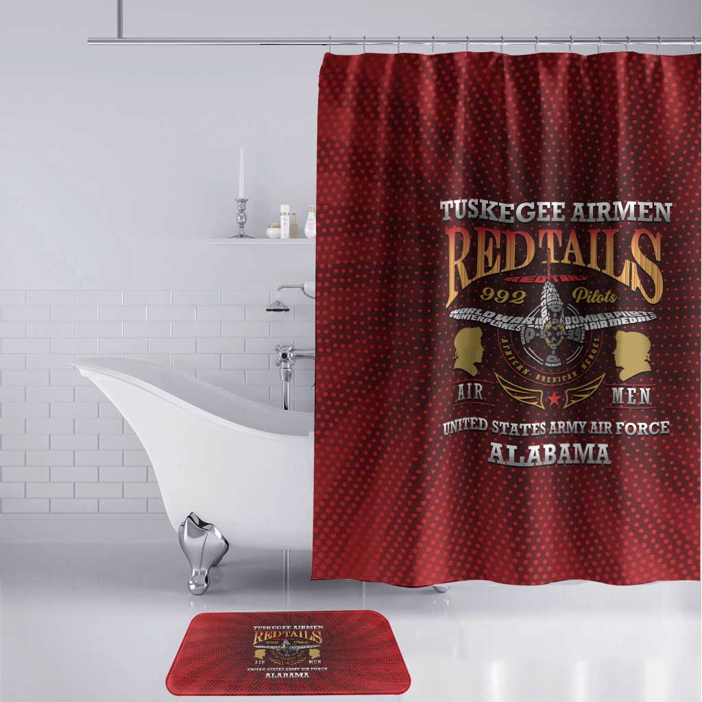 Red Tails Legacy Bathroom Set Tuskegee Airmen WWII Heroes