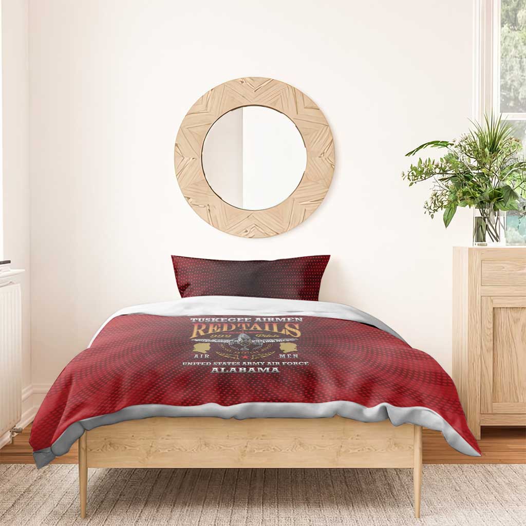 Tuskegee Red Tails Airmen Bedding Set WWII Legacy Tribute - African Pride