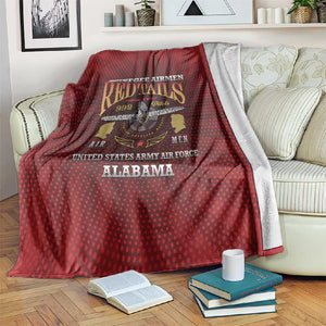 Tuskegee Red Tails Airmen Blanket WWII Legacy Tribute - African Pride
