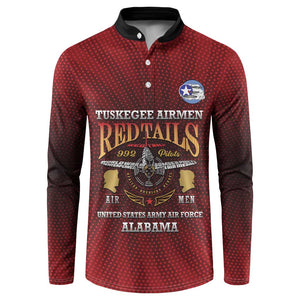 Personalized Red Tails Legacy Button Sweatshirt Tuskegee Airmen WWII Heroes