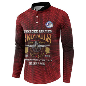 Personalized Red Tails Legacy Button Sweatshirt Tuskegee Airmen WWII Heroes