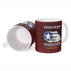 Personalized Red Tails Legacy Ceramic Mug Tuskegee Airmen WWII Heroes