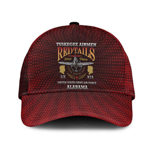 Tuskegee Red Tails Airmen Classic Cap WWII Legacy Tribute - African Pride