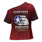 Personalized Red Tails Legacy Cross Shoulder Shirt Tuskegee Airmen WWII Heroes