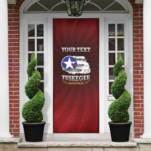 Personalized Red Tails Legacy Door Cover Tuskegee Airmen WWII Heroes