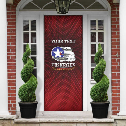 Personalized Red Tails Legacy Door Cover Tuskegee Airmen WWII Heroes