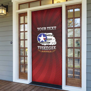 Personalized Red Tails Legacy Door Cover Tuskegee Airmen WWII Heroes