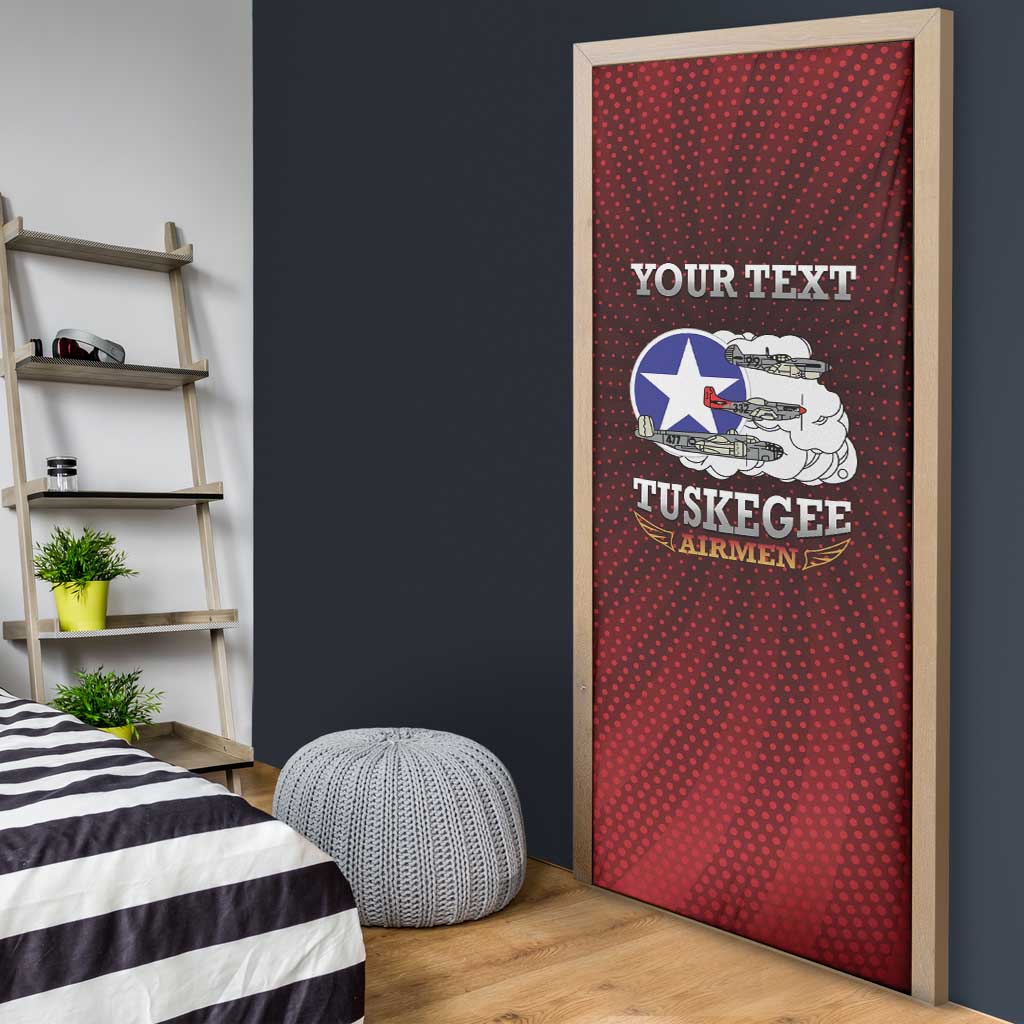 Personalized Red Tails Legacy Door Cover Tuskegee Airmen WWII Heroes