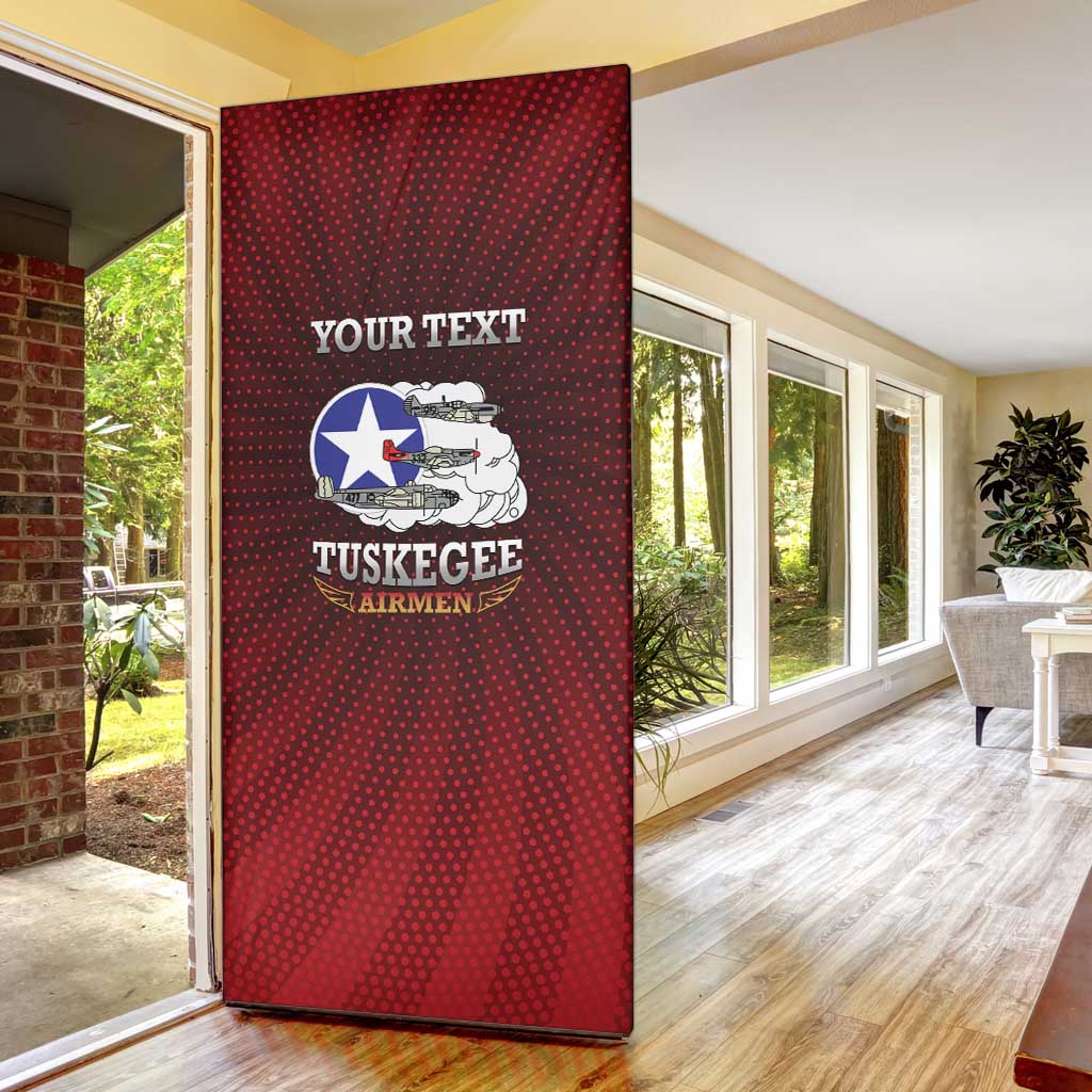 Personalized Red Tails Legacy Door Cover Tuskegee Airmen WWII Heroes
