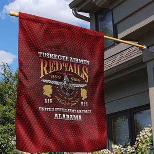 Tuskegee Red Tails Airmen Garden Flag WWII Legacy Tribute - African Pride