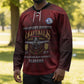 Personalized Red Tails Legacy Hockey Jersey Tuskegee Airmen WWII Heroes