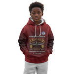 Personalized Tuskegee Red Tails Airmen Kid Hoodie WWII Legacy Tribute - African Pride
