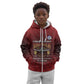 Personalized Tuskegee Red Tails Airmen Kid Hoodie WWII Legacy Tribute - African Pride
