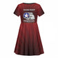 Personalized Tuskegee Red Tails Airmen Kid Short Sleeve Dress WWII Legacy Tribute - African Pride