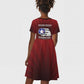 Personalized Tuskegee Red Tails Airmen Kid Short Sleeve Dress WWII Legacy Tribute - African Pride