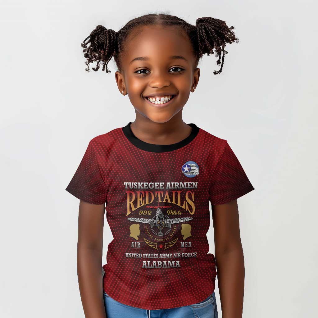 Personalized Tuskegee Red Tails Airmen Kid T shirt WWII Legacy Tribute - African Pride