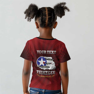 Personalized Tuskegee Red Tails Airmen Kid T shirt WWII Legacy Tribute - African Pride