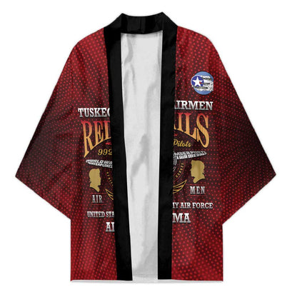 Personalized Red Tails Legacy Kimono Tuskegee Airmen WWII Heroes