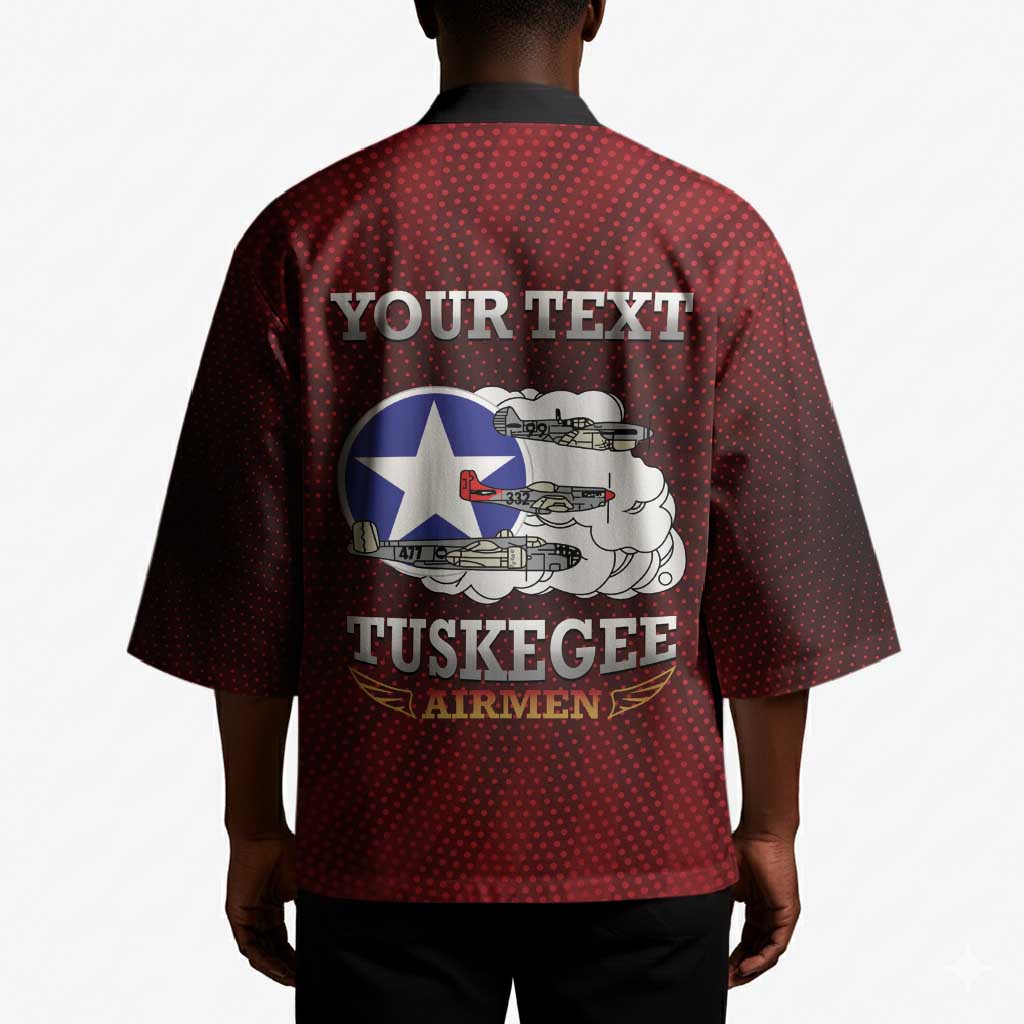 Personalized Red Tails Legacy Kimono Tuskegee Airmen WWII Heroes