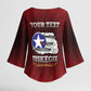 Personalized Red Tails Legacy Kimono Sleeve Blouse Tuskegee Airmen WWII Heroes
