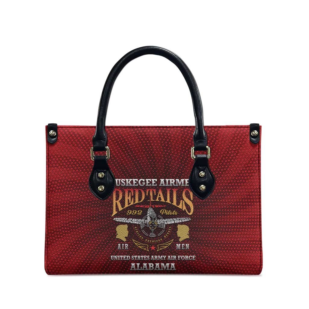 Red Tails Legacy Leather Bag Tuskegee Airmen WWII Heroes