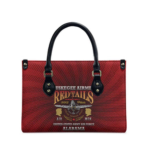 Red Tails Legacy Leather Bag Tuskegee Airmen WWII Heroes
