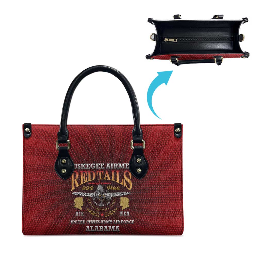 Red Tails Legacy Leather Bag Tuskegee Airmen WWII Heroes