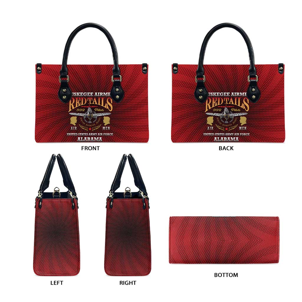 Red Tails Legacy Leather Bag Tuskegee Airmen WWII Heroes