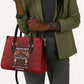 Red Tails Legacy Leather Bag Tuskegee Airmen WWII Heroes