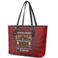 Tuskegee Red Tails Airmen Leather Tote Bag WWII Legacy Tribute - African Pride