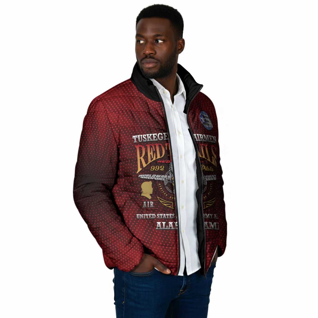 Personalized Red Tails Legacy Padded Jacket Tuskegee Airmen WWII Heroes