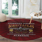 Tuskegee Red Tails Airmen Round Carpet WWII Legacy Tribute - African Pride
