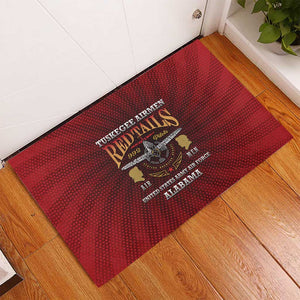 Tuskegee Red Tails Airmen Rubber Doormat WWII Legacy Tribute - African Pride