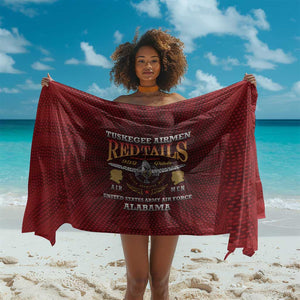 Tuskegee Red Tails Airmen Sarong WWII Legacy Tribute - African Pride