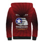 Personalized Tuskegee Red Tails Airmen Sherpa Hoodie WWII Legacy Tribute - African Pride