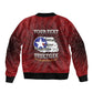 Personalized Tuskegee Red Tails Airmen Sleeve Zip Bomber Jacket WWII Legacy Tribute - African Pride