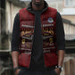 Personalized Red Tails Legacy Sleeveless Puffer Jacket Tuskegee Airmen WWII Heroes