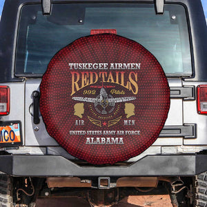 Tuskegee Red Tails Airmen Spare Tire Cover WWII Legacy Tribute - African Pride