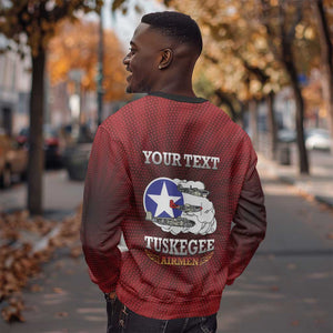 Personalized Tuskegee Red Tails Airmen Sweatshirt WWII Legacy Tribute - African Pride