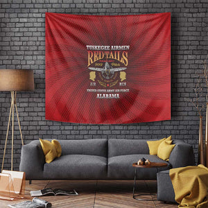 Tuskegee Red Tails Airmen Tapestry WWII Legacy Tribute - African Pride