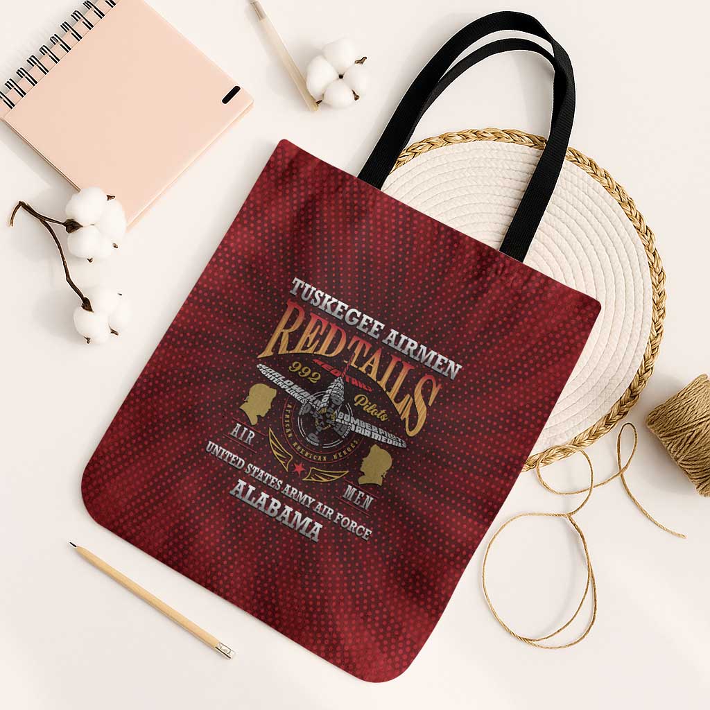 Red Tails Legacy Tote Bag Tuskegee Airmen WWII Heroes