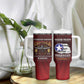 Personalized Tuskegee Red Tails Airmen Tumbler With Handle WWII Legacy Tribute - African Pride