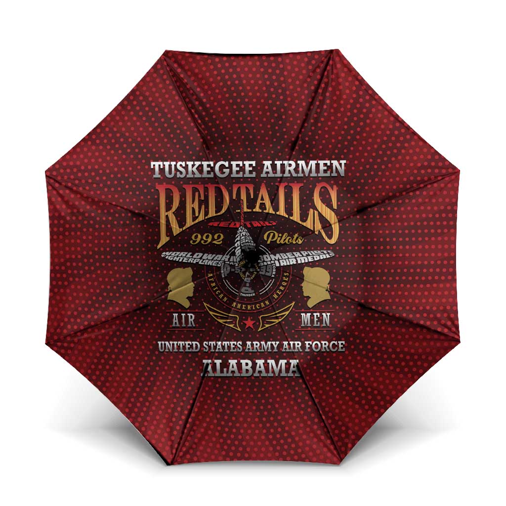 Red Tails Legacy Umbrella Tuskegee Airmen WWII Heroes