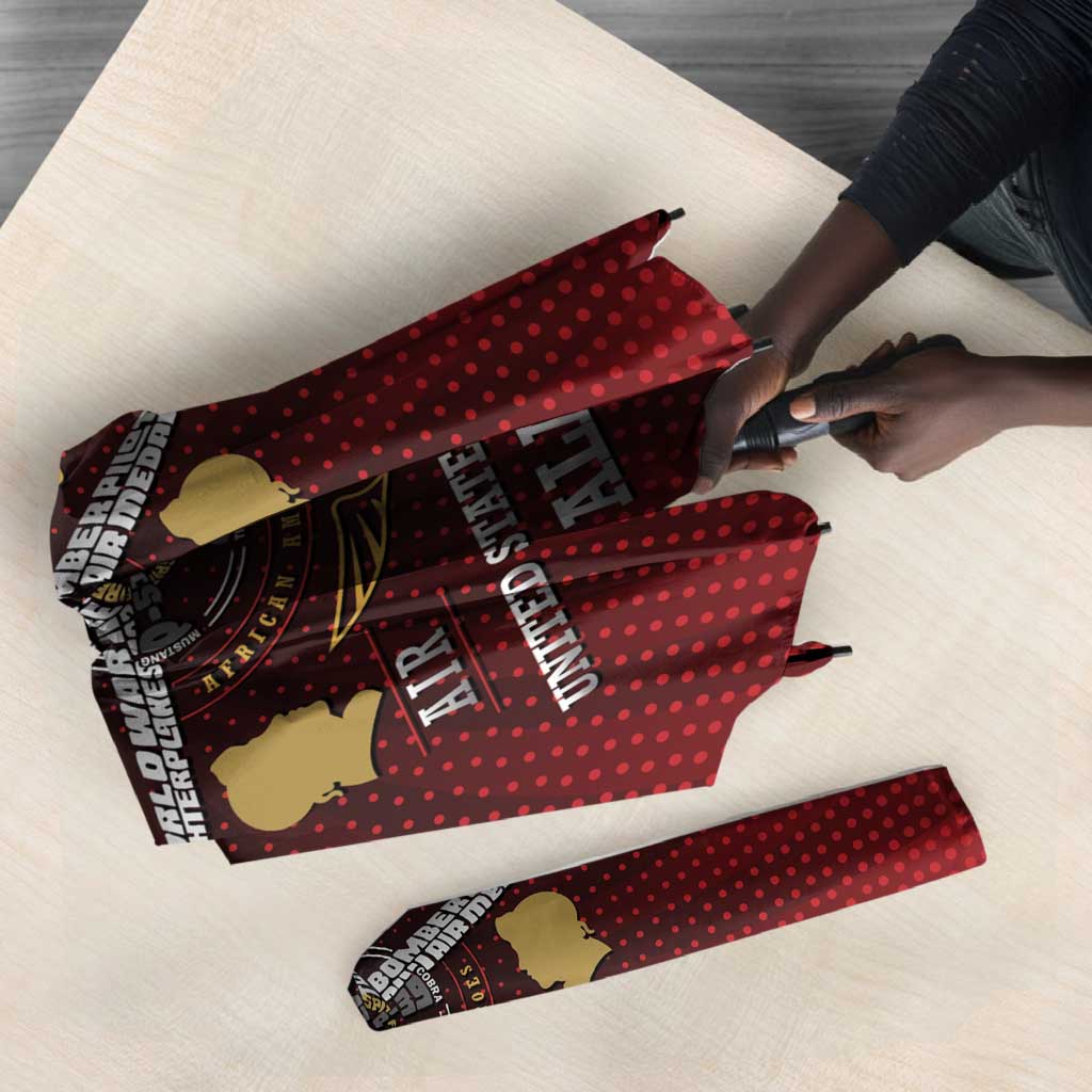 Red Tails Legacy Umbrella Tuskegee Airmen WWII Heroes