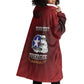 Personalized Tuskegee Red Tails Airmen Wearable Blanket Hoodie WWII Legacy Tribute - African Pride