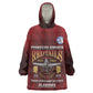 Personalized Tuskegee Red Tails Airmen Wearable Blanket Hoodie WWII Legacy Tribute - African Pride