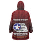 Personalized Tuskegee Red Tails Airmen Wearable Blanket Hoodie WWII Legacy Tribute - African Pride