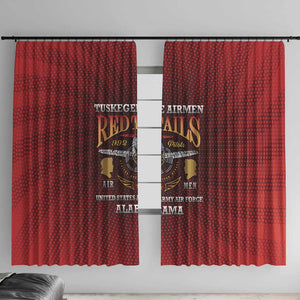 Tuskegee Red Tails Airmen Window Curtain WWII Legacy Tribute - African Pride